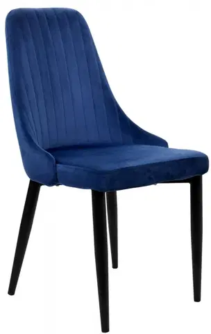 Židle TZB Židle LORIENT VELVET modrá