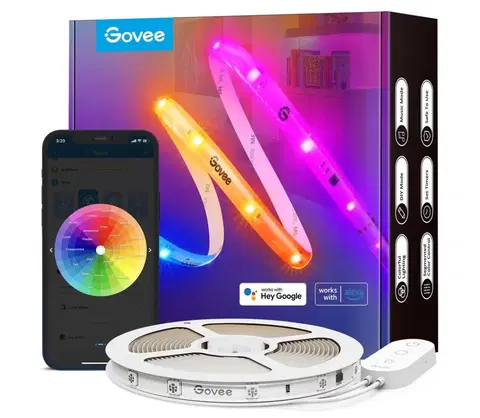 LED osvětlení Govee Govee - Wi-Fi RGBIC Smart PRO LED pásek 10m - extra odolný 
