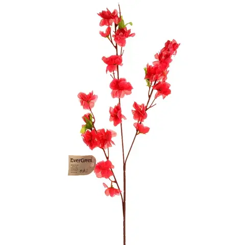 Květiny Umělá větvička Sakura, 3 výhonky, v. 66 cm