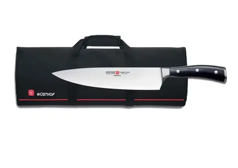 Kuchyňské nože WÜSTHOF Kuchařský nůž Wüsthof CLASSIC IKON + brašna 4596/23 + 7377- zvýhodněný set