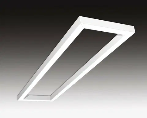 Stropní kancelářská svítidla SEC Stropní nebo závěsné LED svítidlo s přímým osvětlením WEGA-FRAME2-DA-DIM-DALI, 72 W, bílá, 1165 x 330 x 50 mm, 3000 K, 9500 lm 322-B-109-01-01-SP
