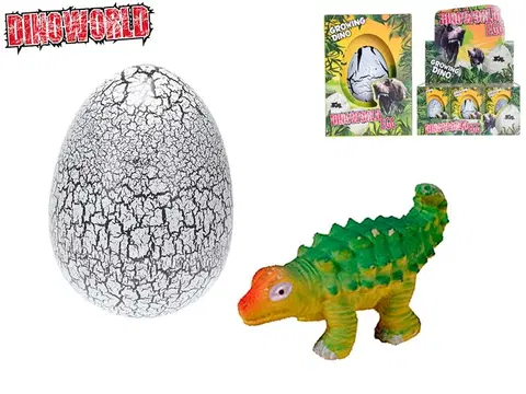 Hračky LAMPS - Dinosaurus líhnoucí se a rostoucí ve vajíčku 6 cm