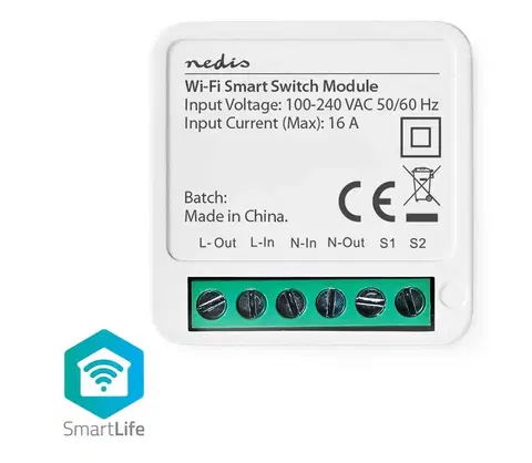 Svítidla   WIFIWMS10WT - Chytrý spínač SmartLife Wi-Fi 230V 