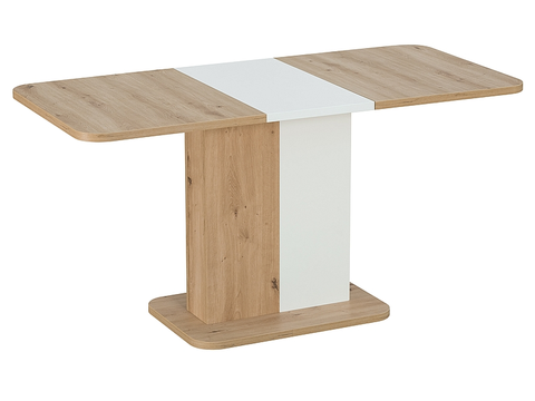 Jídelní stoly Rozkládací jídelní stůl NEXT Signal Dub artisan / bílá