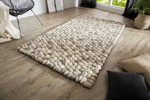 Koberce LuxD Designový koberec Jayda 200x120 šedá plsť