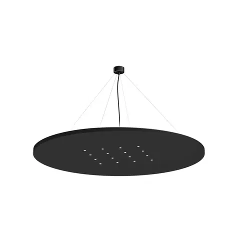 Závěsná světla LED-Works Austria Ledworks Sono-LED Round 16 závěs 940 38° černá