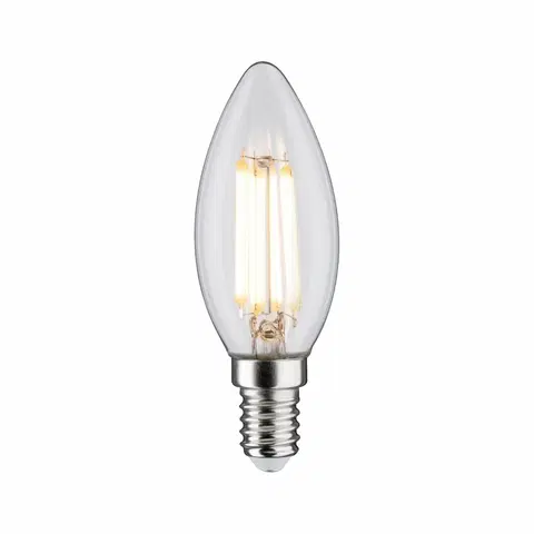 LED žárovky PAULMANN LED svíčka 6,5 W E14 čirá teplá bílá 286.43 P 28643