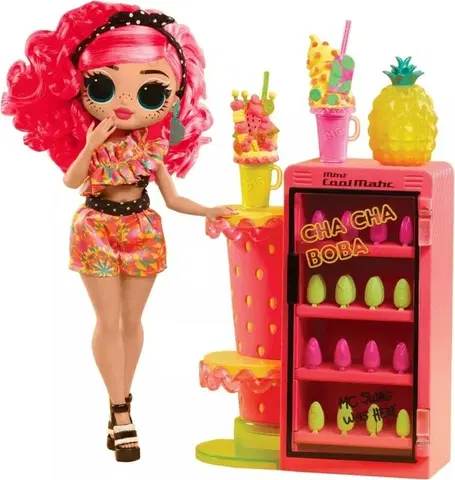 Hračky panenky MGA - LOL Surprise! OMG Nehtové studio s panenkou - Pinky