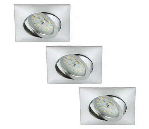 Svítidla Briloner Briloner 6997-039 - SADA 3x LED Koupelnové podhledové svítidlo LED/5W/230V IP23 