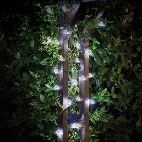 Solární dekorace na zahradu SMART GARDEN LED solární světelný řetěz Super Bright, 11,80 m