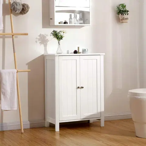 Koupelnové skříňky Koupelnová skříňka bílá 60 x 80 x 30 cm