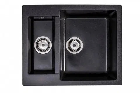 Kuchyňské dřezy Granisil Fabero 605.2 Black metallic 8596220012753