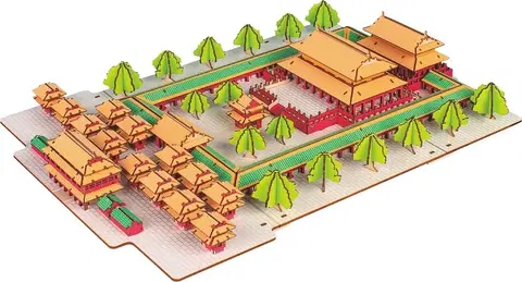 3D puzzle Woodcraft construction kit Dřevěné 3D puzzle Woodcraft Konfuciův chrám