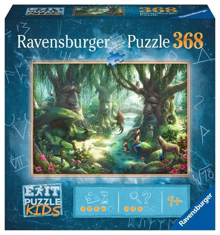 Hračky puzzle RAVENSBURGER - Exit Kids Puzzle: V Magickém Lese 368 Dílků