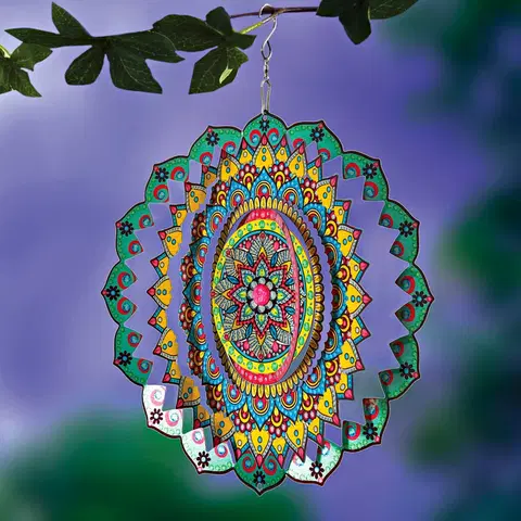 Dekorace na balkon a zahradu Větrná dekorace Mandala