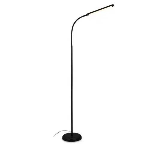 LED stojací lampy BRILONER LED stojací svítidlo, 126,5 cm, LED modul, 6W, 600lm, černá BRILO 1472015