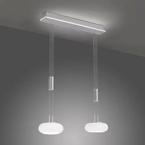 Inteligentní lustry Q-Smart-Home Paul Neuhaus Q-ETIENNE LED závěsné světlo 2 zdroje