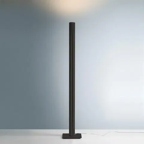 LED stojací lampy Artemide Ilio - lesklá černá - 3000K - Bluetooth 1640030APP