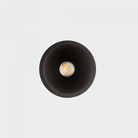 Bodovky do podhledu na 230V KOHL LIGHTING KOHL-Lighting NOON zapuštěné svítidlo s rámečkem pr. 70 mm černá 38° 5 W  CRI 80 2700K DALI