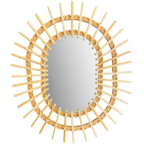 Koupelnová zrcadla Tutumi Nástěnné zrcadlo Boho 57CM QDJ5749 HOM-02819