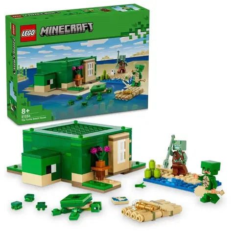 Hračky LEGO LEGO -  Minecraft 21254 Želví domeček na pláži