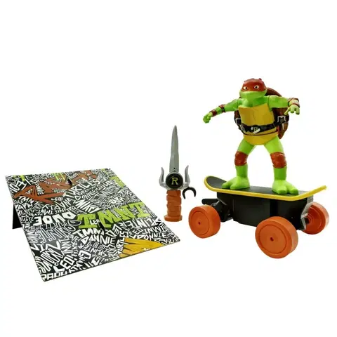 Hračky - RC modely FUNRISE - RC želva ninja - cowabunga skate - movie
