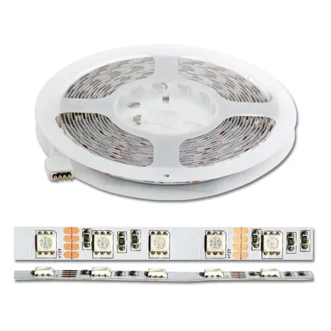 LED pásky 12V Ecolite LED set vč.adpt., 60xSMD/m, 1.5m, 14.4W/m, IP20, ovl. DX-SMD5050-RGB/1.5M