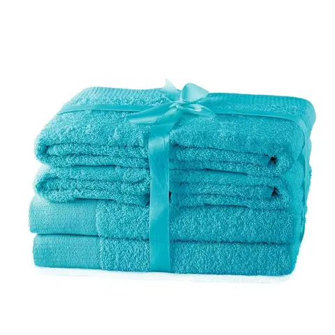 Ručníky Set ručníků AmeliaHome Amary tyrkysové, velikost 2*70x140+4*50x100