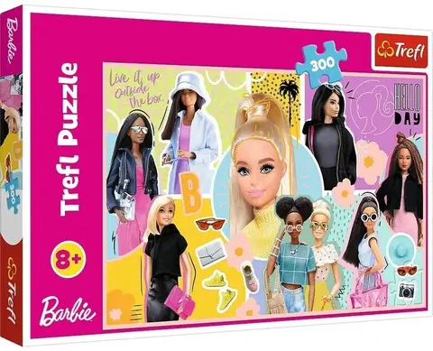 Hračky puzzle TREFL - Puzzle 300 - Tvoje oblíbená Barbie / Mattel, Barbie