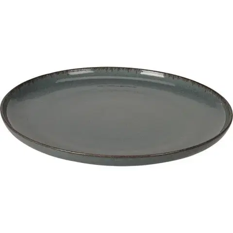 Talíře EH Porcelánový jídelní talíř pr. 27 cm, šedá