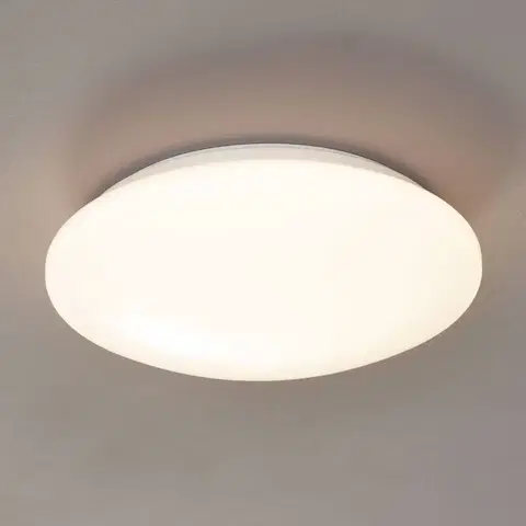 Stropní svítidla s čidlem pohybu Reality Leuchten LED stropní svítidlo Pollux, senzor pohybu, Ø 27cm