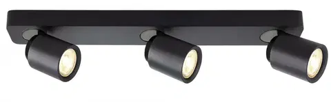 Moderní bodová svítidla Light Impressions Deko-Light stropní přisazené svítidlo Librae lineární III 220-240V AC/50-60Hz GU10 3x max. 50,00 W 542 mm tmavě černá RAL 9005 348171