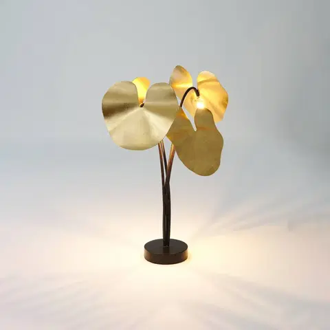 Stolní lampy Holländer LED stolní lampa Controversia se stmívačem, zlatá