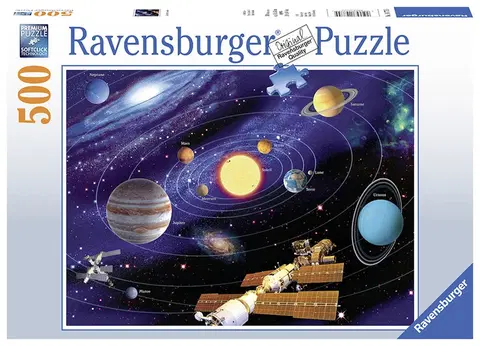 Hračky puzzle RAVENSBURGER - Planetární soustava 500 dílků