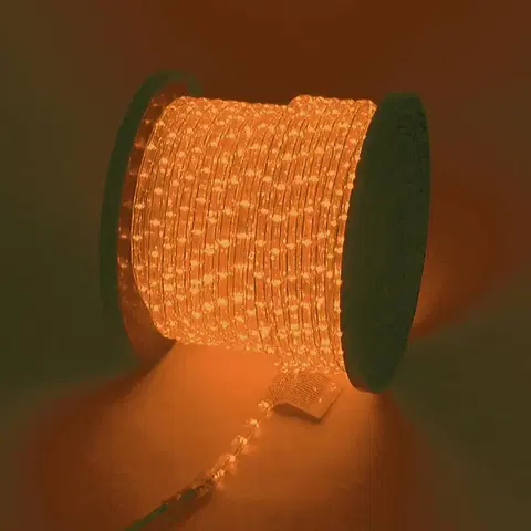 Světelné hadice Steinigke Showtechnic Lanové světlo EUROLITE Rubberlight RL1 oranžové 44 m