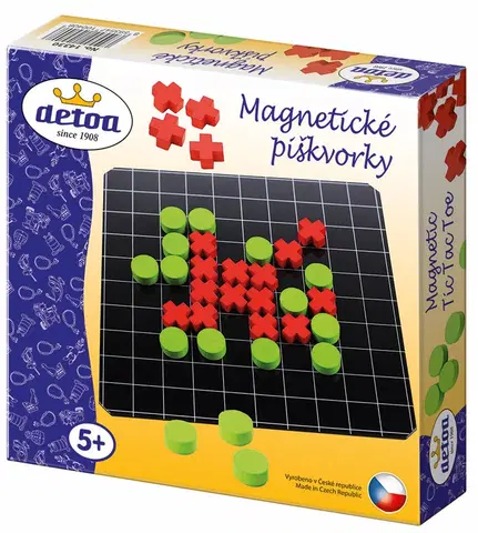 Hračky společenské hry DETOA - Magnetické piškvorky