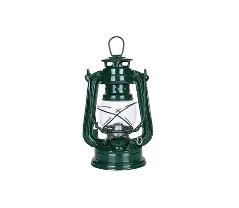 Zahradní lampy Brilagi Brilagi - Petrolejová lampa LANTERN 19 cm zelená 