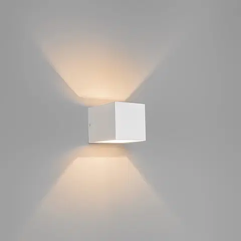 Nastenna svitidla Sada 3 moderních nástěnných svítidel bílá - Transfer