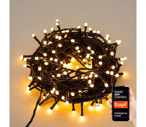 Vánoční dekorace  Neo  NEO 07749L - LED Vánoční řetěz 200xLED/8 funkcí 23m IP44 Wi-Fi Tuya 