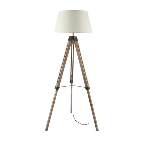 Dřevěné stojací lampy ACA Lighting Floor&Table stojanové svítidlo TF17701FOBB