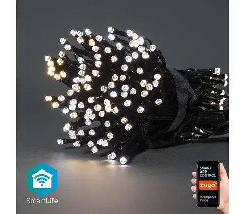 Vánoční osvětlení  SmartLife LED Wi-Fi Teplá až studená bílá 100 LED 10 m Android / IOS WIFILX02W100