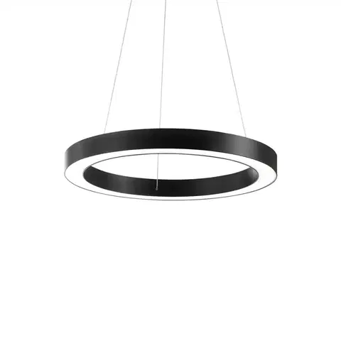 LED lustry a závěsná svítidla LED Závěsné svítidlo Ideal Lux Oracle SP1 D50 Nero 222097 25W 2000lm 50cm černé