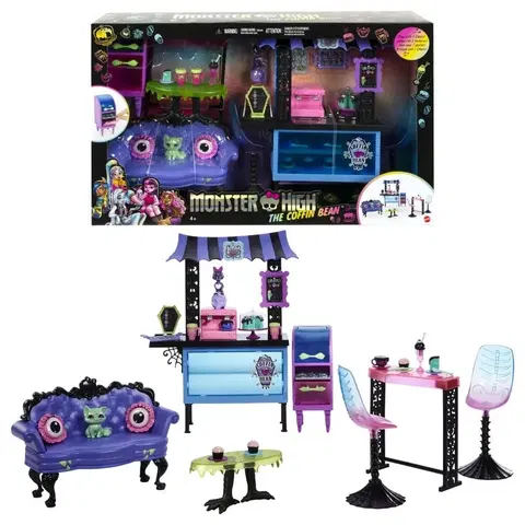 Hračky panenky MATTEL - Monster High kavárna u náhrobku