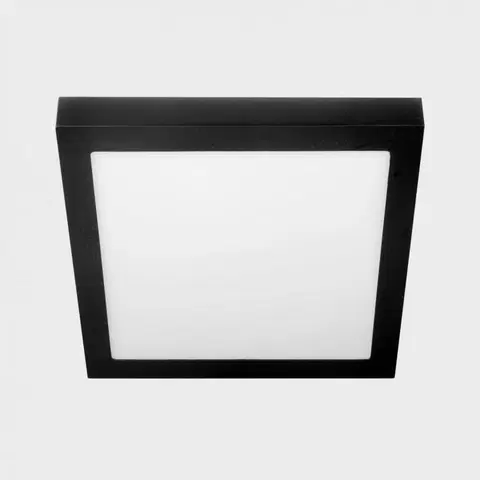 Klasická stropní svítidla KOHL LIGHTING KOHL-Lighting DISC SLIM SQ stropní svítidlo černá 36 W 4000K nestmívatelné