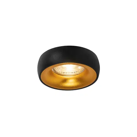 Podhledove svetlo Designová vestavěná sportovní černá se zlatým interiérem - Mooning