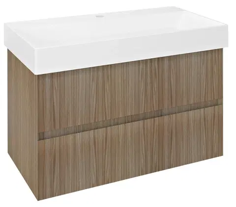 Koupelnový nábytek SAPHO FILENA umyvadlová skříňka 82x51,5x43cm, dub FID1285D