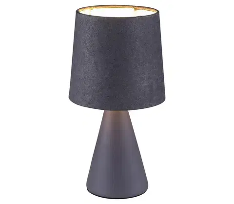 Lampy Rabalux Rabalux - Stolní lampa 1xE14/40W/230V šedá 