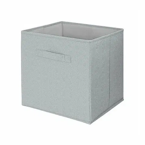 Úložné boxy Compactor Skládací úložný box do police Boston 31 x 31 x 31 cm, šedá