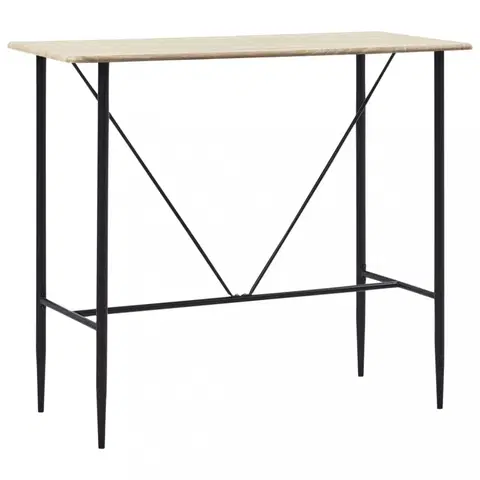 Barové stolky Barový stůl 120x60 cm Dekorhome Dub
