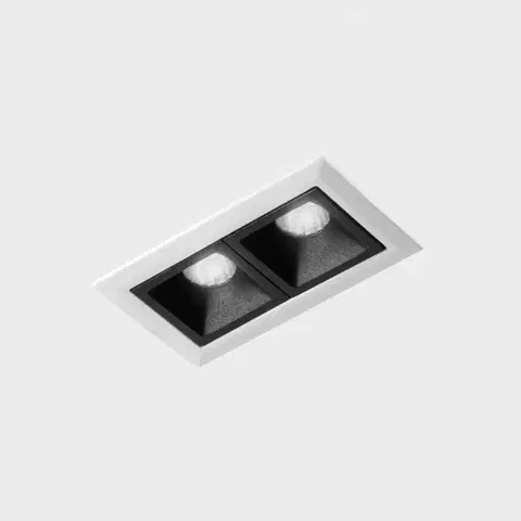 Bodovky do podhledu na 230V KOHL LIGHTING KOHL-Lighting NSES zapuštěné svítidlo s rámečkem 75x45 mm bílá-černá 4 W CRI 90 2700K Non-Dimm